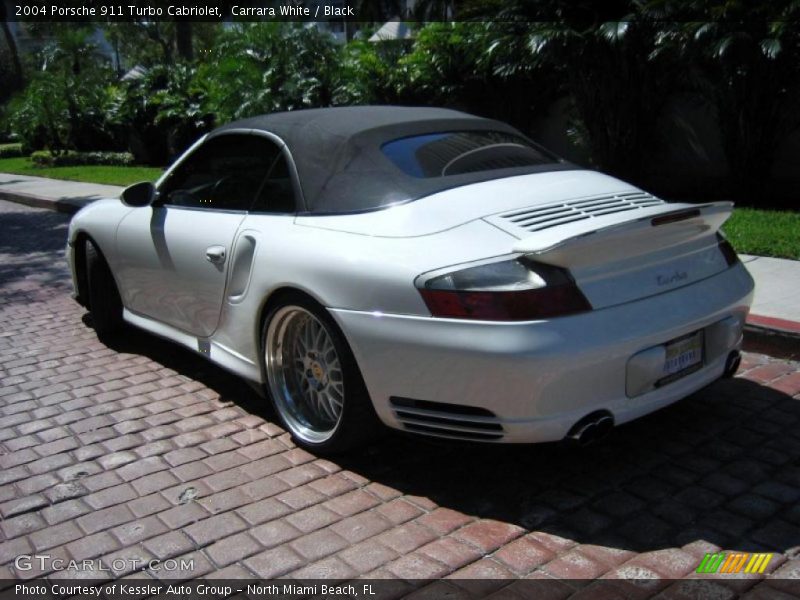 Carrara White / Black 2004 Porsche 911 Turbo Cabriolet