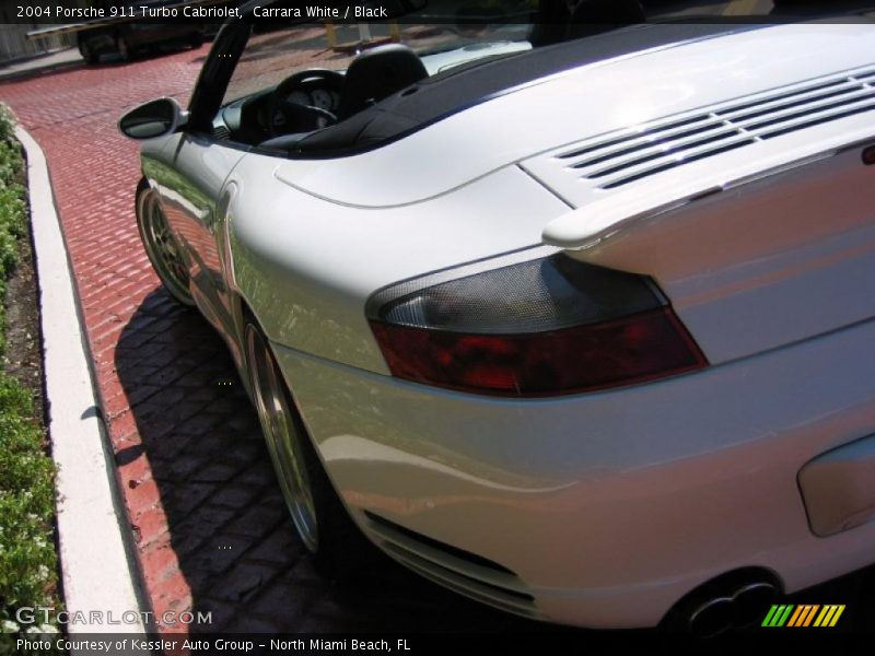 Carrara White / Black 2004 Porsche 911 Turbo Cabriolet