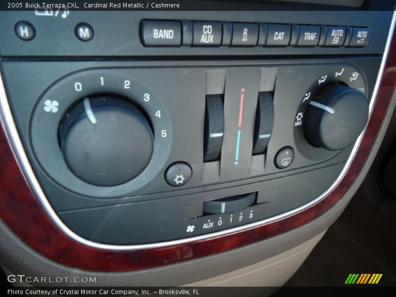 Controls of 2005 Terraza CXL