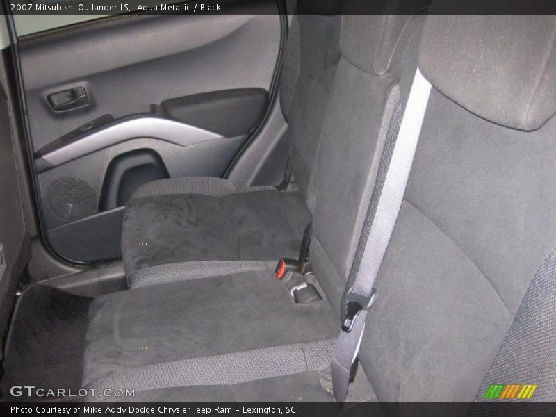 Aqua Metallic / Black 2007 Mitsubishi Outlander LS