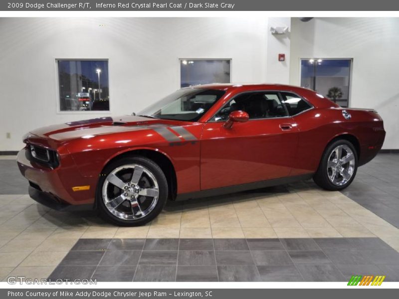  2009 Challenger R/T Inferno Red Crystal Pearl Coat