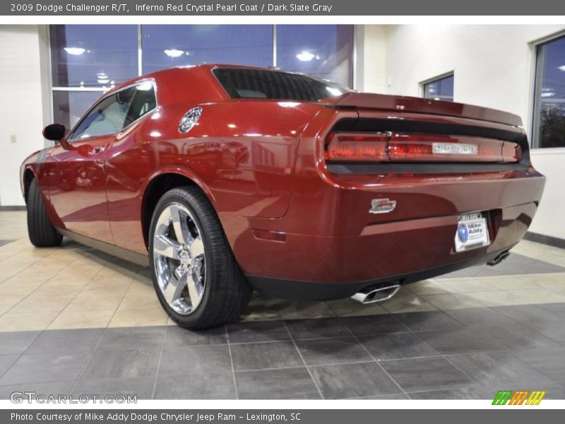 Inferno Red Crystal Pearl Coat / Dark Slate Gray 2009 Dodge Challenger R/T