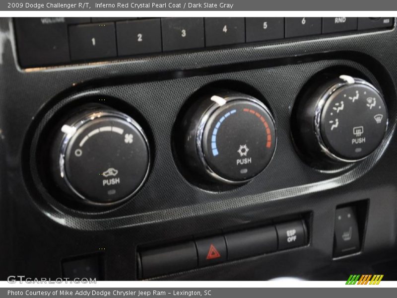 Inferno Red Crystal Pearl Coat / Dark Slate Gray 2009 Dodge Challenger R/T