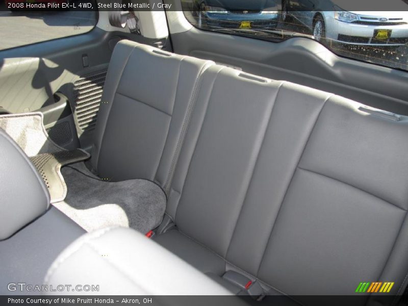 Steel Blue Metallic / Gray 2008 Honda Pilot EX-L 4WD