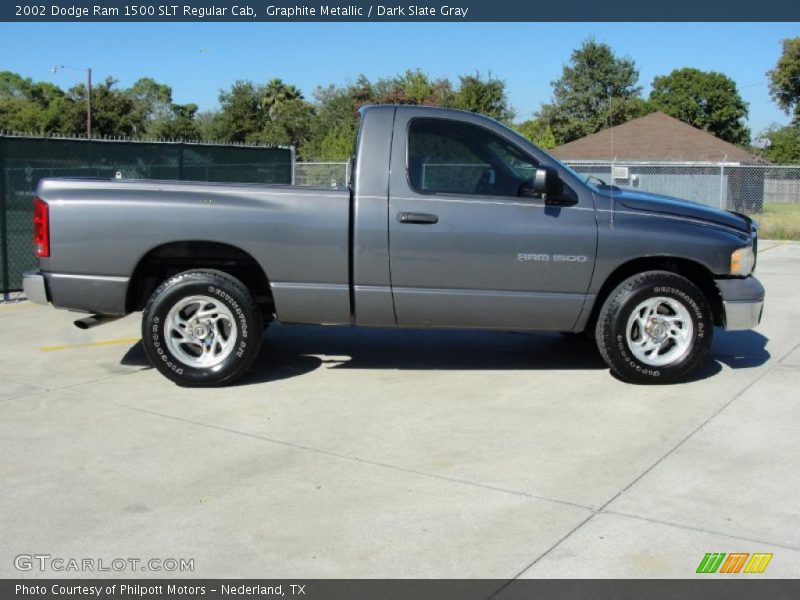 Graphite Metallic / Dark Slate Gray 2002 Dodge Ram 1500 SLT Regular Cab
