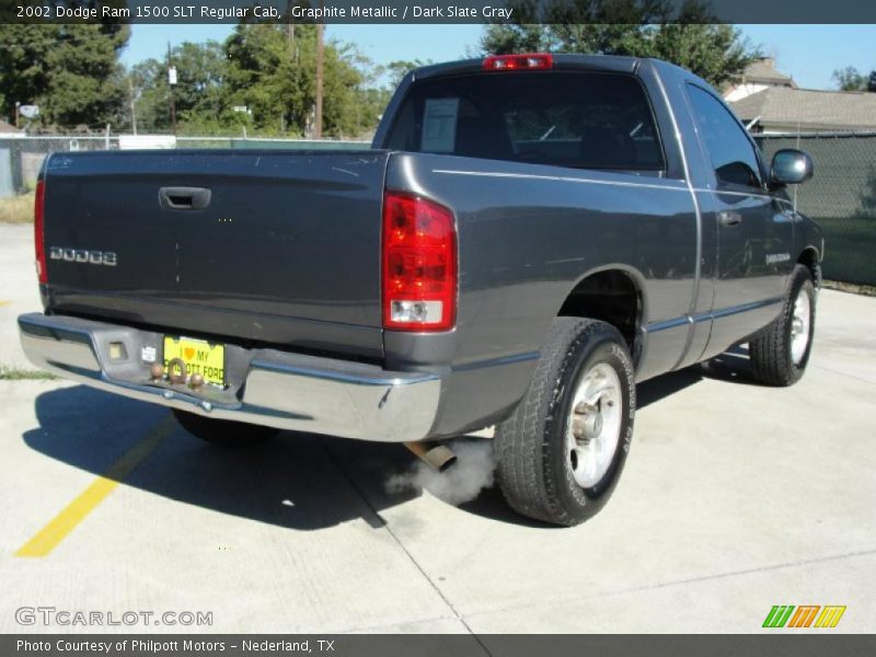 Graphite Metallic / Dark Slate Gray 2002 Dodge Ram 1500 SLT Regular Cab