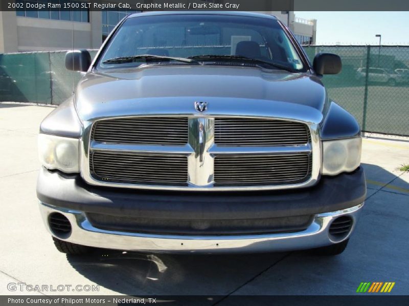 Graphite Metallic / Dark Slate Gray 2002 Dodge Ram 1500 SLT Regular Cab