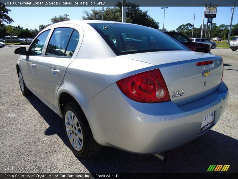 Silver Ice Metallic / Gray 2010 Chevrolet Cobalt LS Sedan