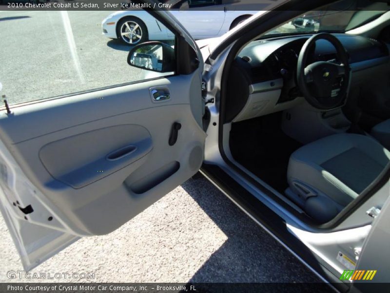 Silver Ice Metallic / Gray 2010 Chevrolet Cobalt LS Sedan