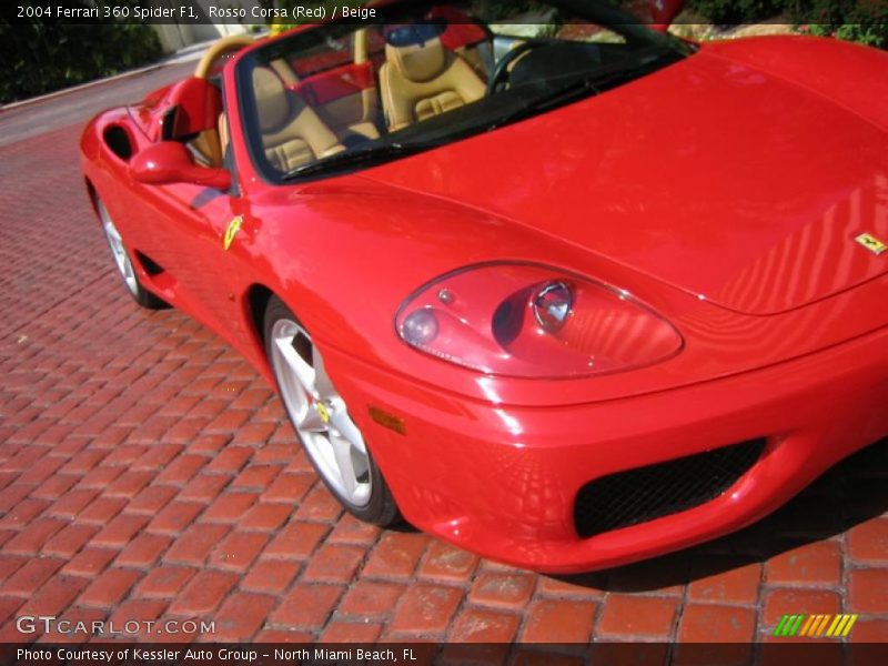 Rosso Corsa (Red) / Beige 2004 Ferrari 360 Spider F1