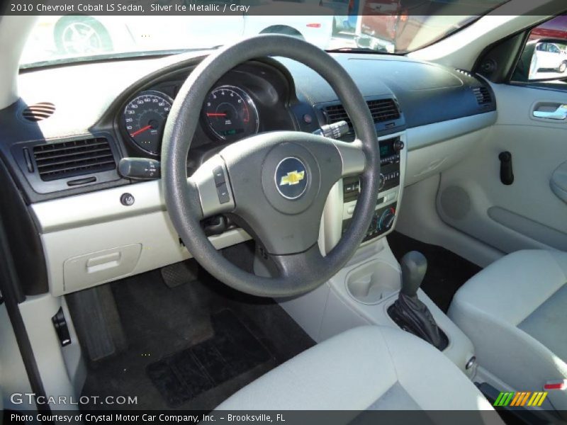 Silver Ice Metallic / Gray 2010 Chevrolet Cobalt LS Sedan