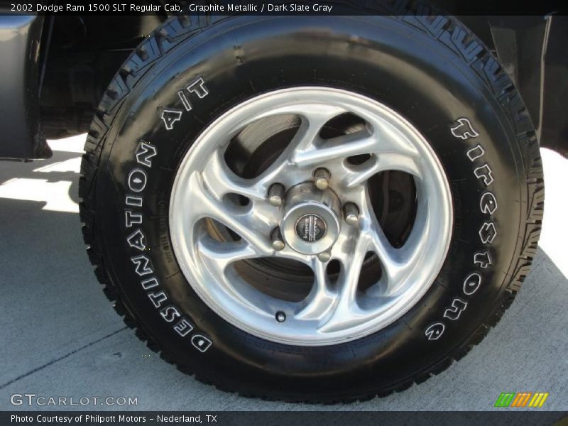 Graphite Metallic / Dark Slate Gray 2002 Dodge Ram 1500 SLT Regular Cab