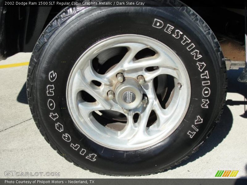 Graphite Metallic / Dark Slate Gray 2002 Dodge Ram 1500 SLT Regular Cab