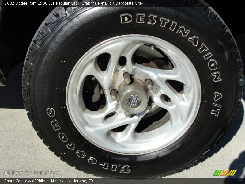 Graphite Metallic / Dark Slate Gray 2002 Dodge Ram 1500 SLT Regular Cab
