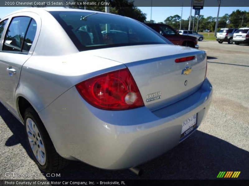 Silver Ice Metallic / Gray 2010 Chevrolet Cobalt LS Sedan