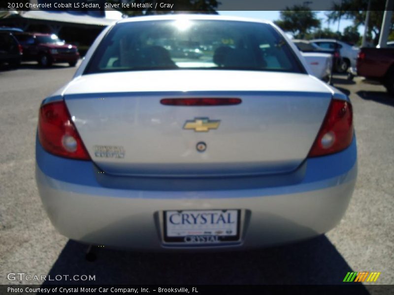 Silver Ice Metallic / Gray 2010 Chevrolet Cobalt LS Sedan