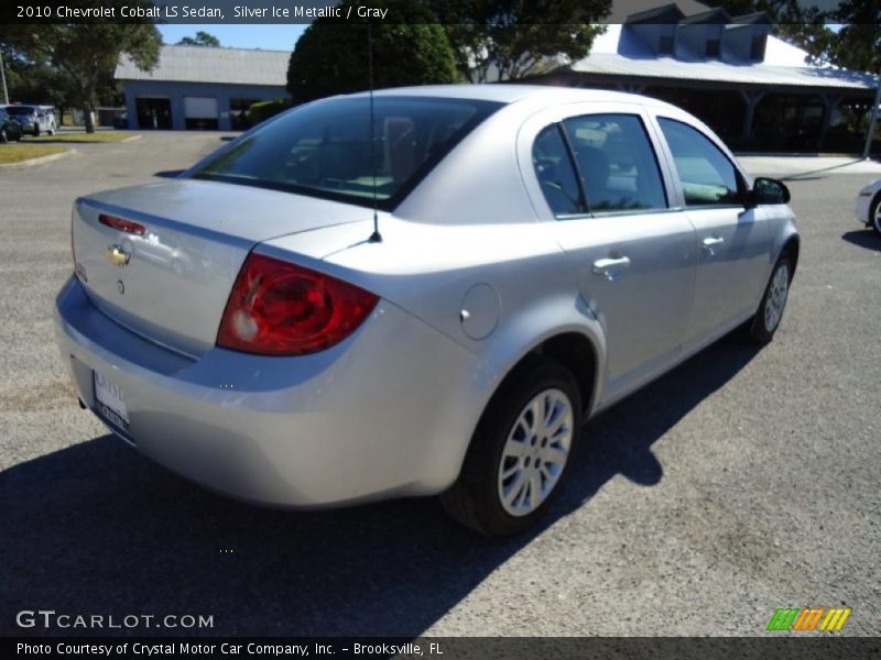 Silver Ice Metallic / Gray 2010 Chevrolet Cobalt LS Sedan