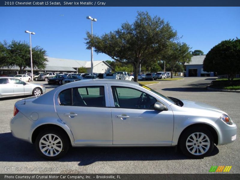 Silver Ice Metallic / Gray 2010 Chevrolet Cobalt LS Sedan