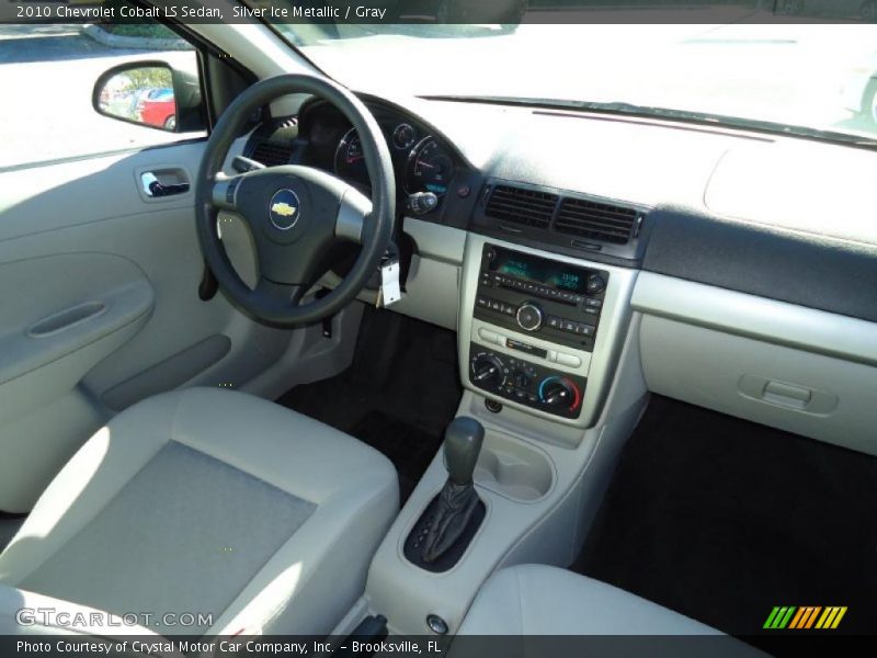 Silver Ice Metallic / Gray 2010 Chevrolet Cobalt LS Sedan