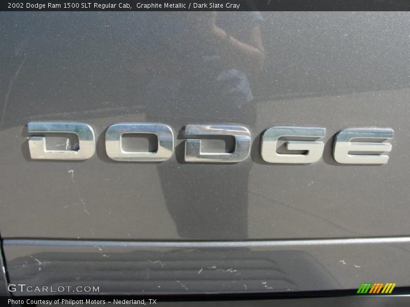 Graphite Metallic / Dark Slate Gray 2002 Dodge Ram 1500 SLT Regular Cab