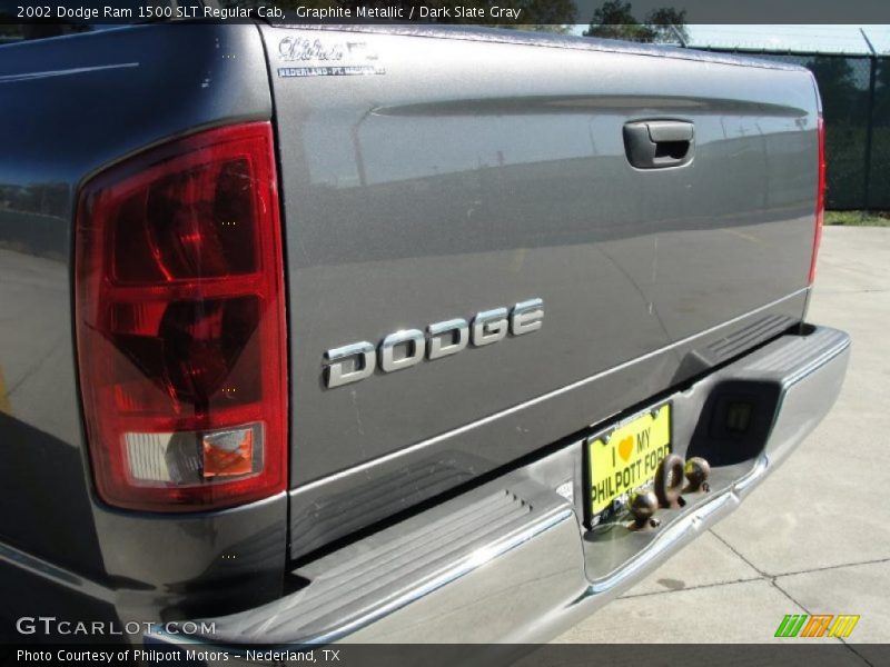 Graphite Metallic / Dark Slate Gray 2002 Dodge Ram 1500 SLT Regular Cab