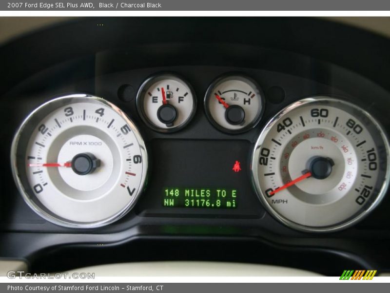 Black / Charcoal Black 2007 Ford Edge SEL Plus AWD
