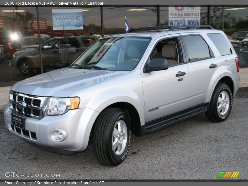 Silver Metallic / Charcoal 2008 Ford Escape XLT 4WD