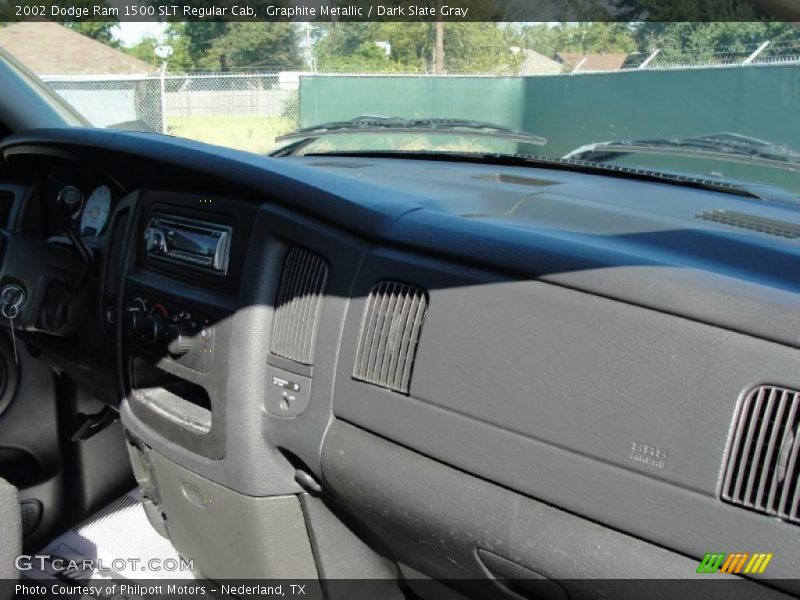 Graphite Metallic / Dark Slate Gray 2002 Dodge Ram 1500 SLT Regular Cab