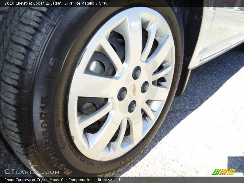 Silver Ice Metallic / Gray 2010 Chevrolet Cobalt LS Sedan