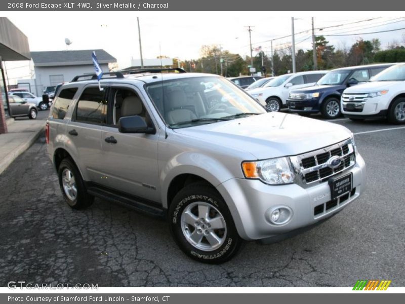 Silver Metallic / Charcoal 2008 Ford Escape XLT 4WD