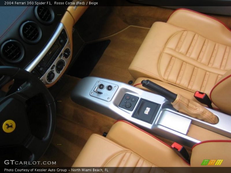 Rosso Corsa (Red) / Beige 2004 Ferrari 360 Spider F1