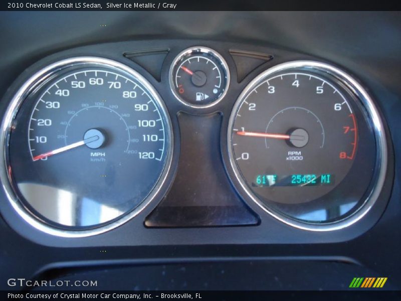 Silver Ice Metallic / Gray 2010 Chevrolet Cobalt LS Sedan