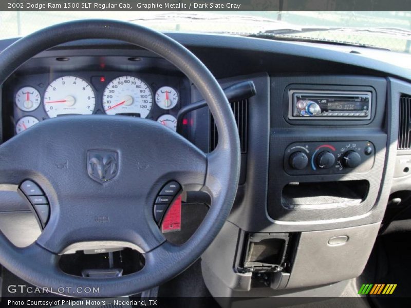 Graphite Metallic / Dark Slate Gray 2002 Dodge Ram 1500 SLT Regular Cab