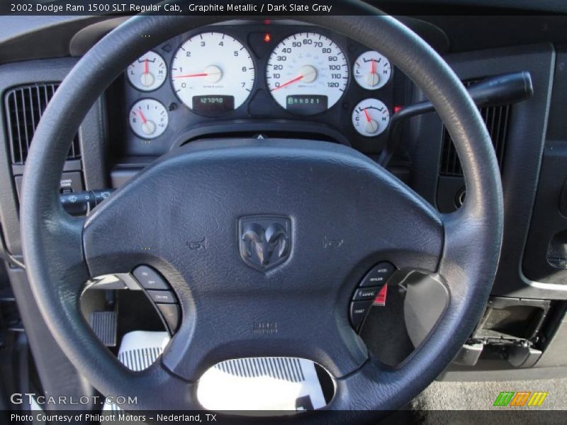 Graphite Metallic / Dark Slate Gray 2002 Dodge Ram 1500 SLT Regular Cab
