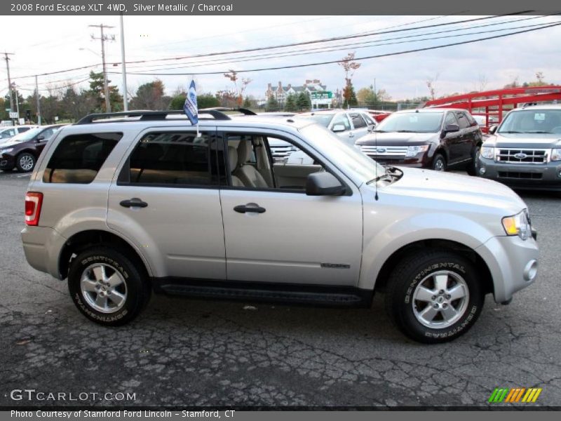 Silver Metallic / Charcoal 2008 Ford Escape XLT 4WD