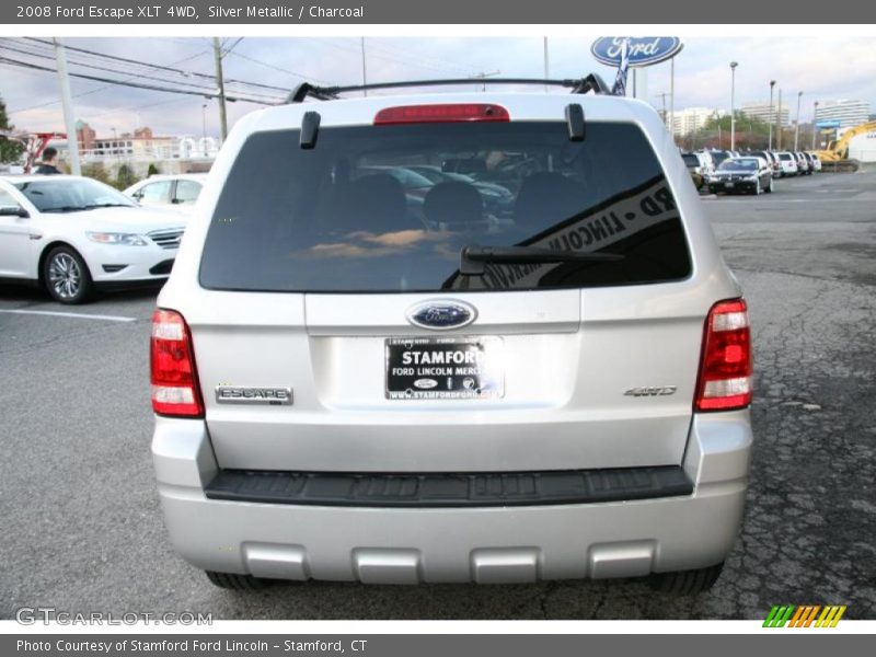 Silver Metallic / Charcoal 2008 Ford Escape XLT 4WD