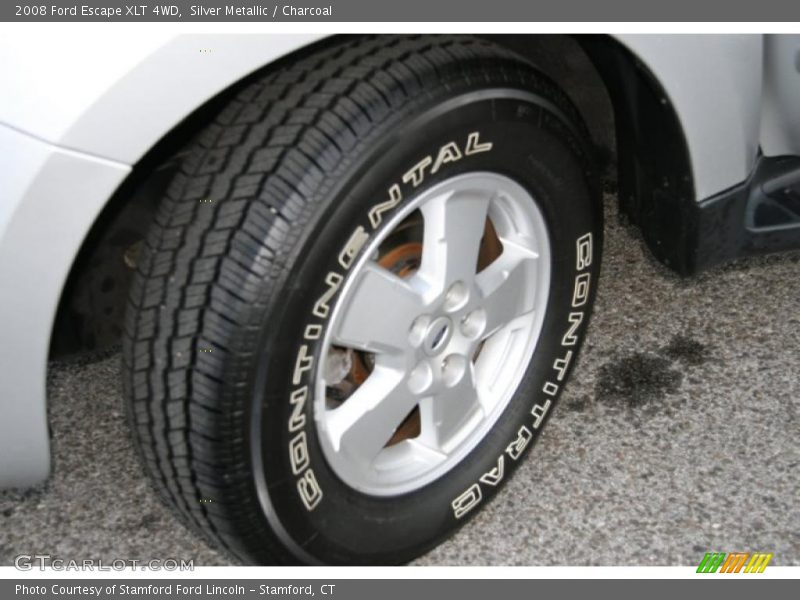 Silver Metallic / Charcoal 2008 Ford Escape XLT 4WD