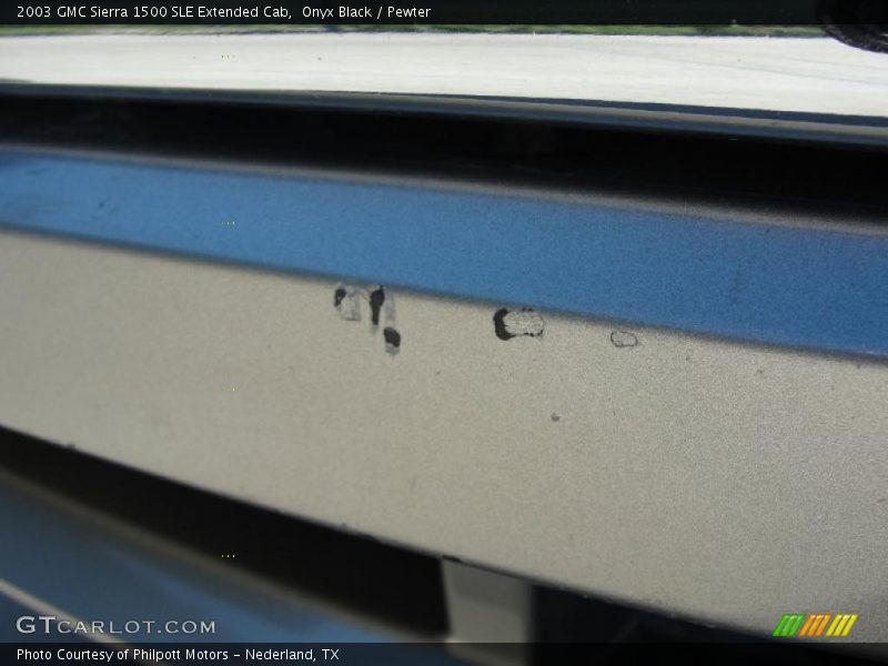 Onyx Black / Pewter 2003 GMC Sierra 1500 SLE Extended Cab