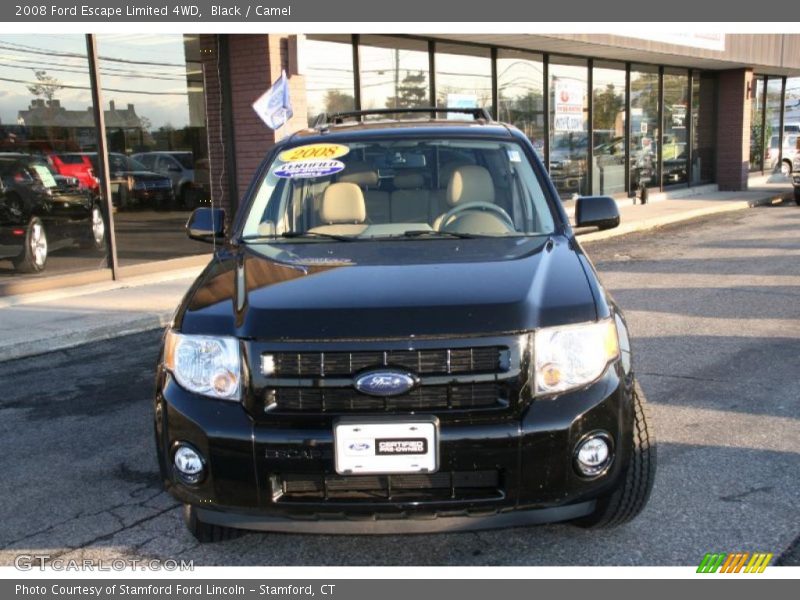 Black / Camel 2008 Ford Escape Limited 4WD