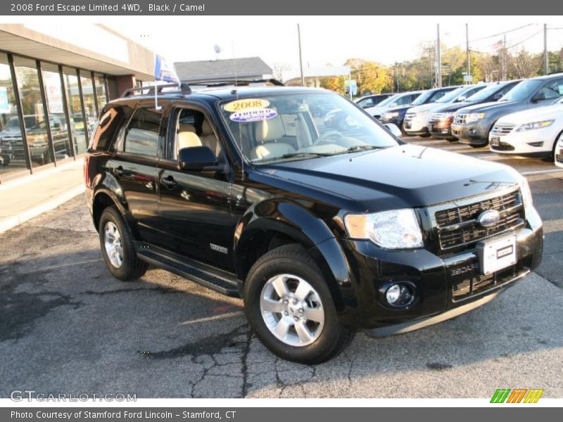 Black / Camel 2008 Ford Escape Limited 4WD