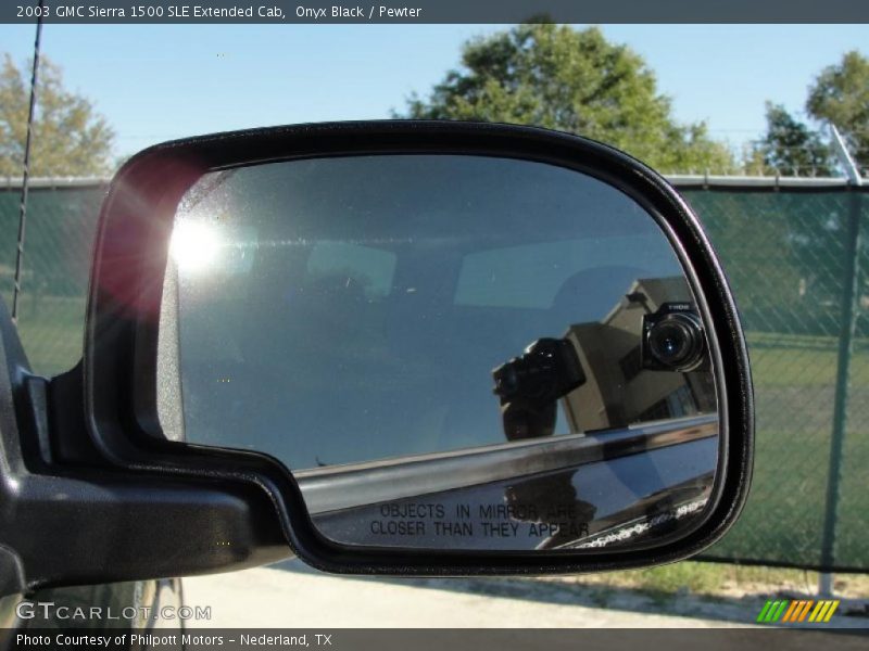 Onyx Black / Pewter 2003 GMC Sierra 1500 SLE Extended Cab