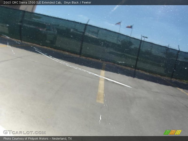Onyx Black / Pewter 2003 GMC Sierra 1500 SLE Extended Cab
