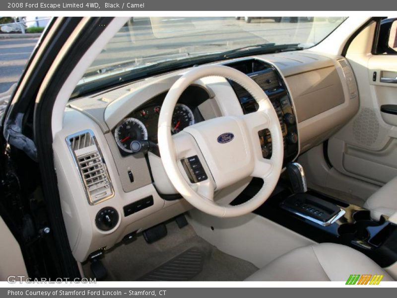 Black / Camel 2008 Ford Escape Limited 4WD