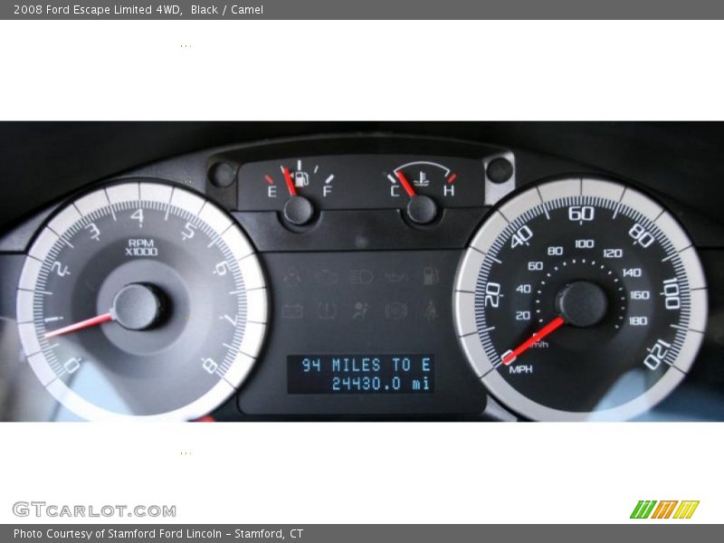 Black / Camel 2008 Ford Escape Limited 4WD