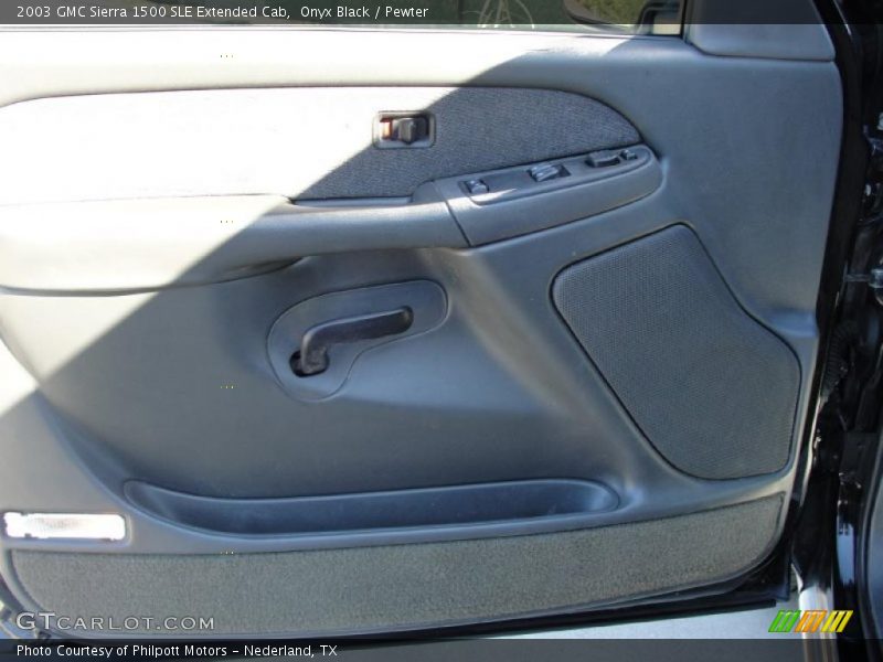 Onyx Black / Pewter 2003 GMC Sierra 1500 SLE Extended Cab