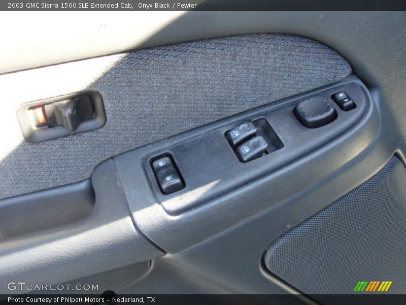 Onyx Black / Pewter 2003 GMC Sierra 1500 SLE Extended Cab