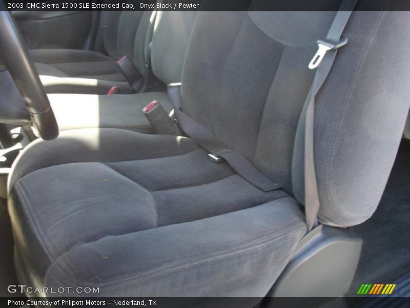 Onyx Black / Pewter 2003 GMC Sierra 1500 SLE Extended Cab