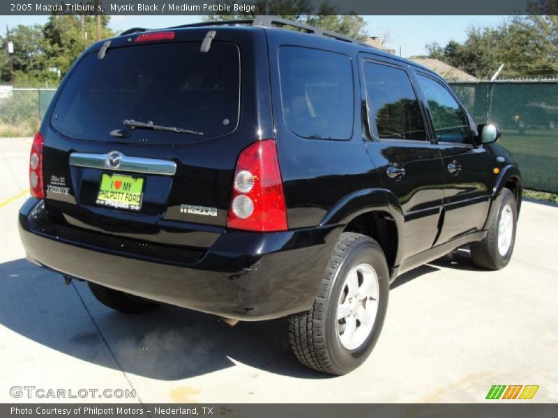 Mystic Black / Medium Pebble Beige 2005 Mazda Tribute s