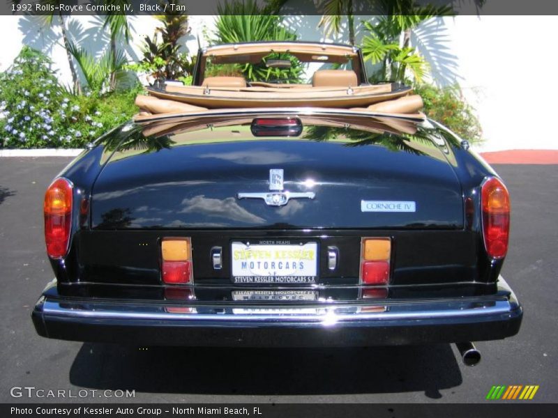 Black / Tan 1992 Rolls-Royce Corniche IV