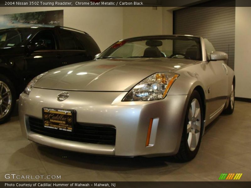 Chrome Silver Metallic / Carbon Black 2004 Nissan 350Z Touring Roadster